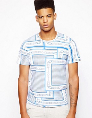 Kidda Christopher Shannon T-Shirt in Belt Print