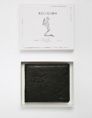 Religion Leather Embossed Wallet