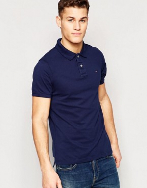 Hilfiger Denim Polo with Flag Logo