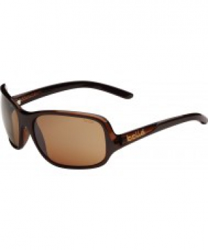 Bolle Kassia Shiny Chocolate Polarized Sandstone Gun Sunglasses