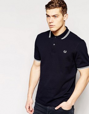 Fred Perry Twin Tip Polo in Regular Fit