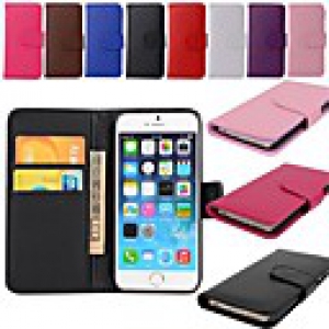 Wallet Card Holder PU Leather Case for iPhone 6 (Assorted Colors)