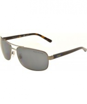 Polo Ralph Lauren PH3095 63 Matte Gunmetal 905081 Polarized Sunglasses