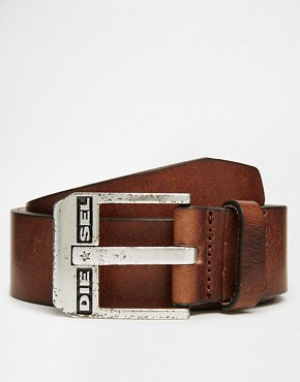 Diesel Bluestar Leather Belt