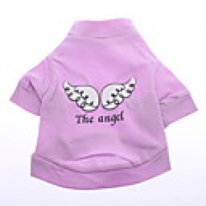 Dog Shirt / T-Shirt Pink Summer Letter  Number