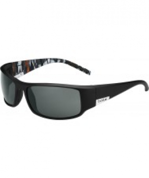 Bolle King Matt Black Orange Zebra Polarized TNS Sunglasses