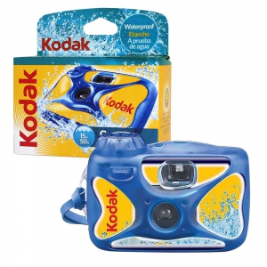 ***EOL***Kodak Aqua Sport 15M Waterproof Single Use / One-Time-Use Disposable Camera 800ASA - 27 Exposures