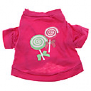 Dog T-Shirt - XS / S / M / L - Summer - Rose Cotton