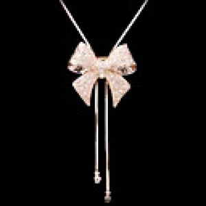 Bowknot Tassel Sweater Chain