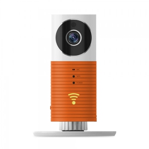 Aquarius 720P Wireless WiFi Security Surveillance Camera With 120° Wide Angle Lens - Orange