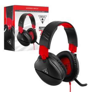 Turtle Beach Recon 70N Gaming Headset for Nintendo Switch, PS4, Xbox One And PC - Black/Red
