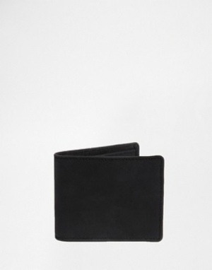 ASOS Leather Wallet In Black