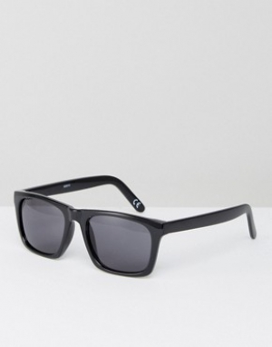 ASOS Flat Square Sunglasses In Black