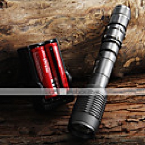2000LM CREE XML T6 LED Zoombale Flashlight  2x18650 Batteries  Charger
