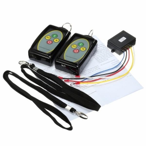 12-24V 434MHzWinch In Out Wireless Remote Control Switch Key for Truck Jeep SUV ATV Warn