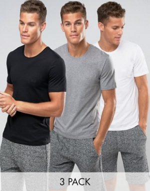 Hugo Boss Crew Neck 3 Pack T-Shirt In Regular Fit