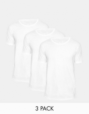 Emporio Armani 3 Pack Crew Neck T-Shirts In Regular Fit