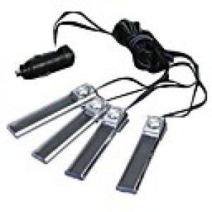 4in1 12V Blue LED Auto Interior Atmosphere Lights Floor Decoration Lamp for Car