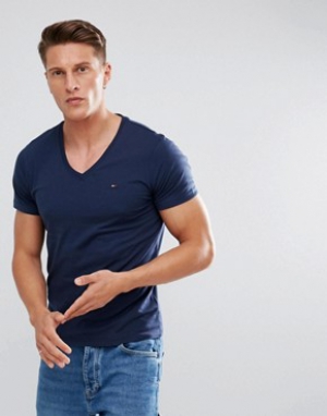 Hilfiger Denim T-Shirt with V Neck