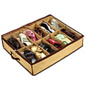Transparent 12 Compartment Shoe Storage Bag