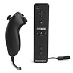 Wii/Wii U MotionPlus Remote Controller with Nunchuk (Assorted Colors)