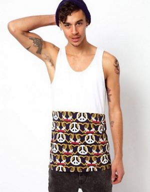 Kidda Christopher Shannon Vest with Crest Print