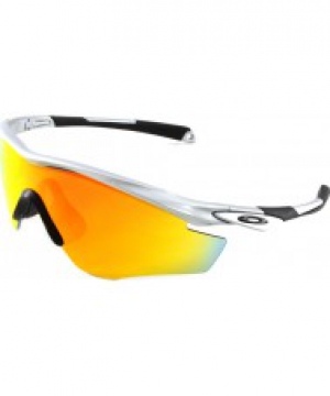 Oakley OO9212-04 M2 Frame Silver - Fire Iridium Sunglasses