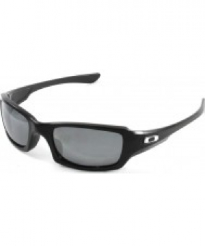 Oakley OO9238-06 Fives Squared Polished Black - Black Iridium Polarized Sunglasses