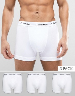 Calvin Klein 3 Pack Trunks Cotton Stretch