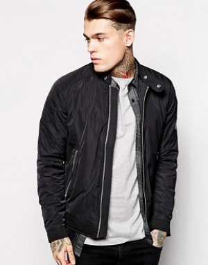 Diesel Jacket J-Eiko Lightweight Nylon Biker