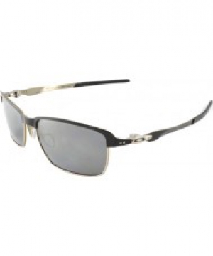 Oakley OO4083-06 Tin Foil Polished Black - Black Iridium Polarized Sunglasses